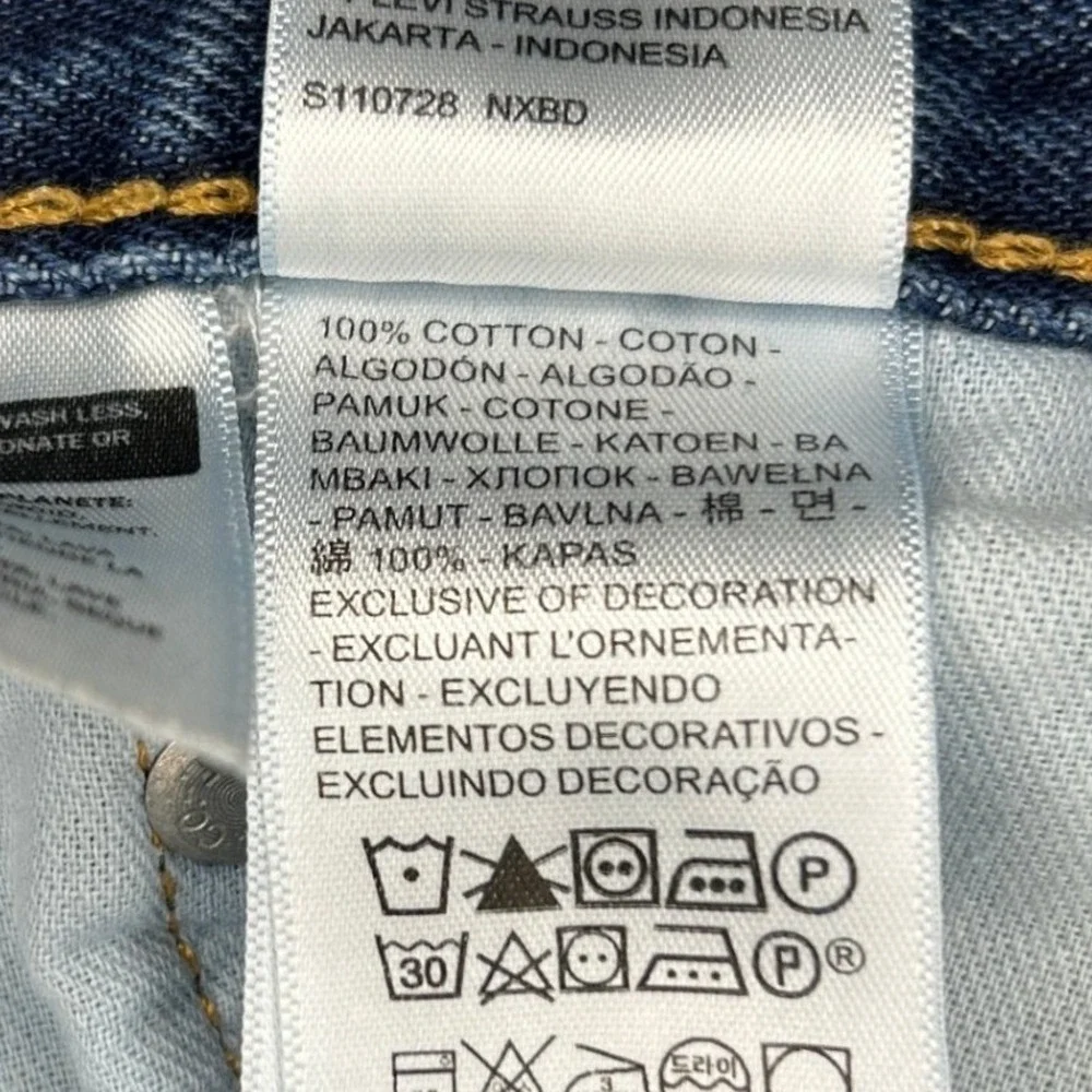 Levi's‎ 505 Regular Fit Jeans W38 L30 Mens Blue Medium Wash Straight Leg Denim